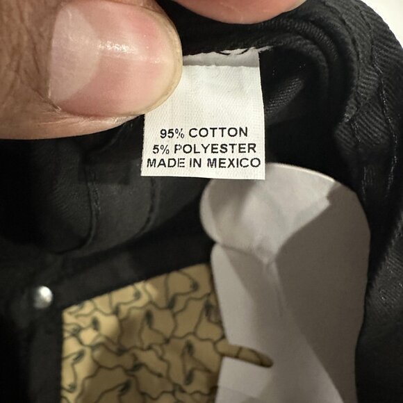 Skrewball Hat Cap Snap Back Black Gold Embroidered Peanut Butter Whiskey Mens - Picture 6 of 6